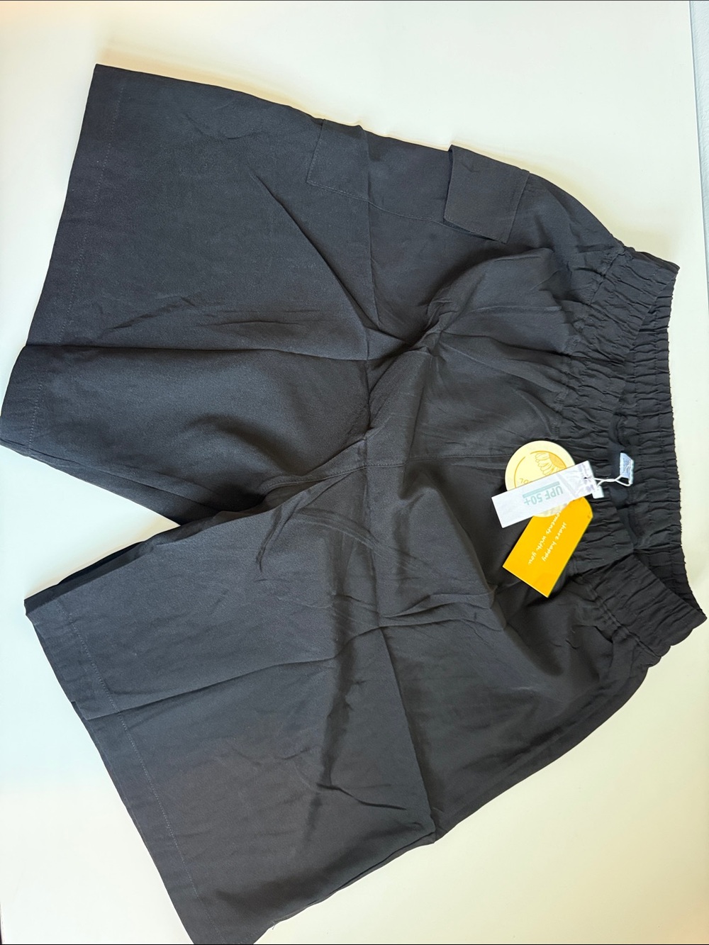 NWT Tournesol Women’s Black Elastic-Waist Casual Shorts - UPF 50+